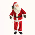 Life-Size Santa Stuffed Christmas Plush Reindeer Big Stand